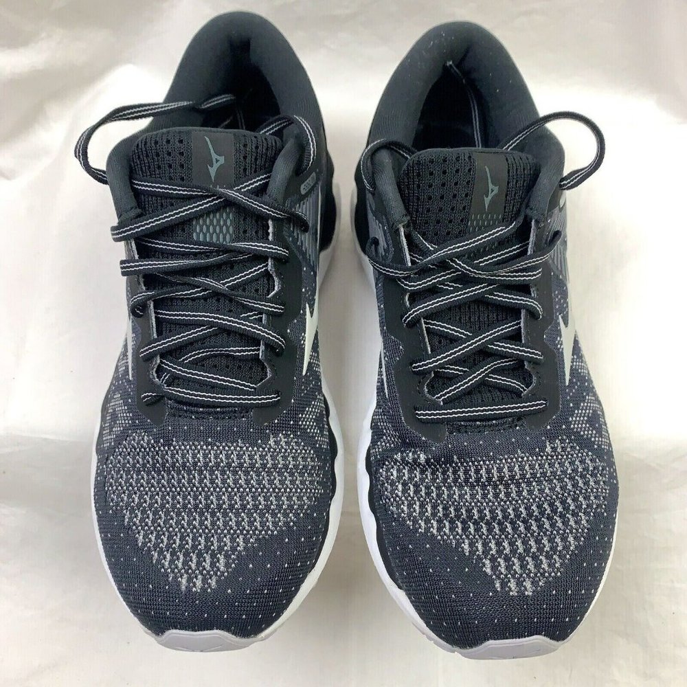 Mizuno Women's Wave Horizon 5 Black Luna Rock Running Shoes Size 8.5